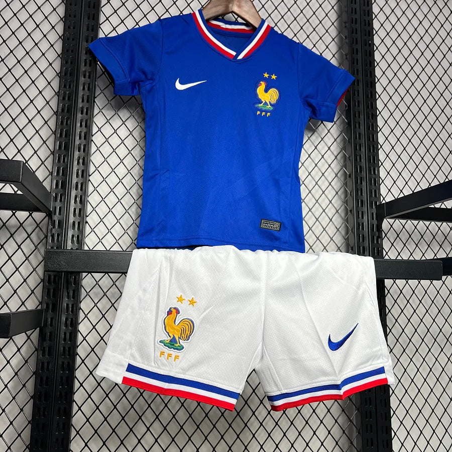 Frankreich Heim-Shorts-Sets 2024-2025