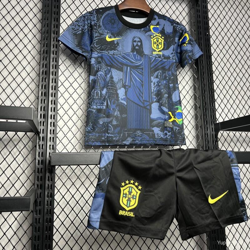 Brasilien 2024-2025 Spezial-Shortset in Blau