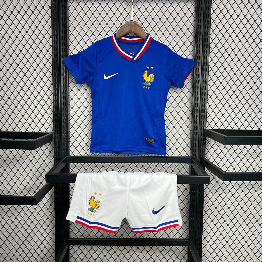 Frankreich Heim-Shorts-Sets 2024-2025