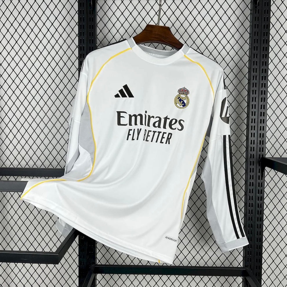 Manche longue Real Madrid domicile 2025-2026