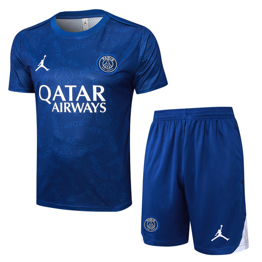 Ensemble Short Paris (PSG) training 2025 Bleu