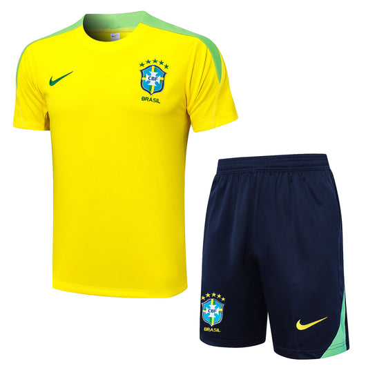 Ensemble Short Brésil domicile 2025 Jaune