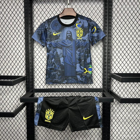 Ensemble Short Brésil spécial 2024-2025 Bleu