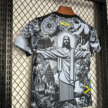 Brasilien 2024-2025 Spezial-Shortset in Schwarz