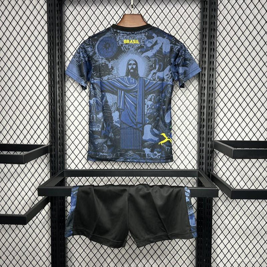 Ensemble Short Brésil spécial 2024-2025 Bleu
