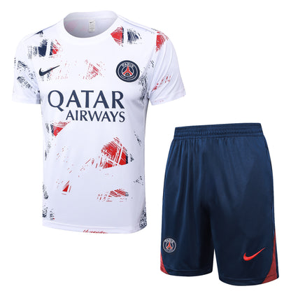 Ensemble Short Paris (PSG) training 2025 Blanc