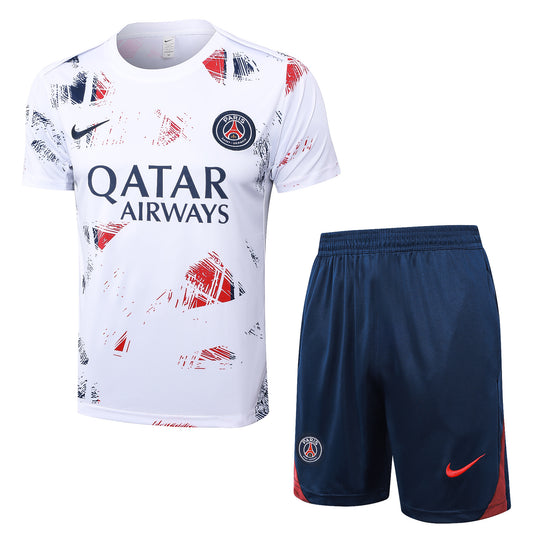 Ensemble Short Paris (PSG) training 2025 Blanc