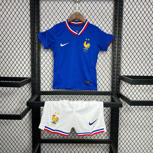 Frankreich Heim-Shorts-Sets 2024-2025